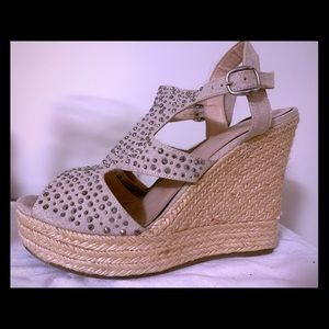 Aldo wedge espadrille sandals